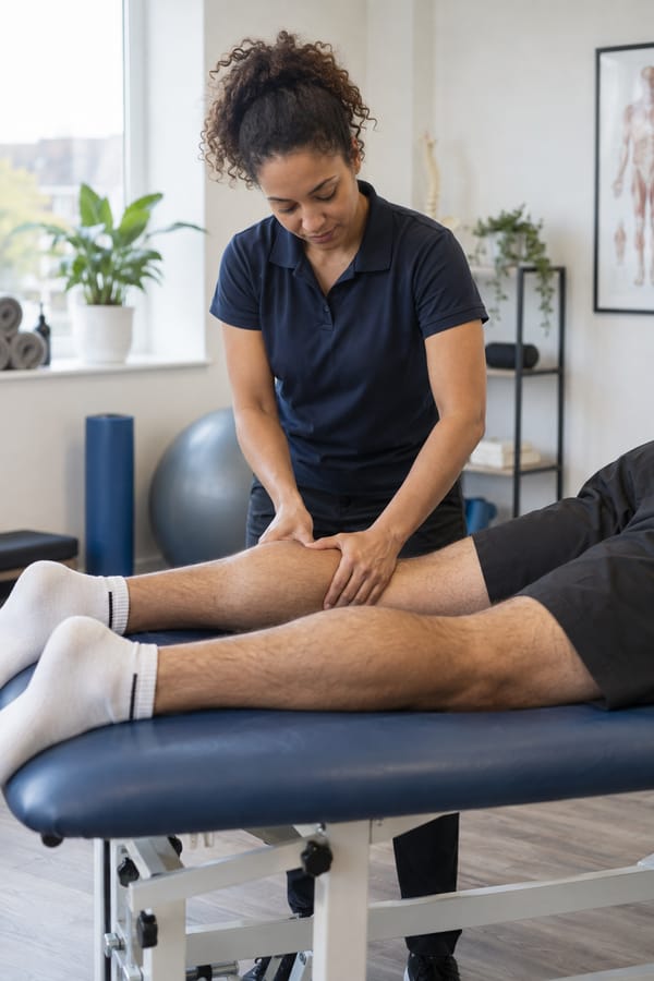 Leg and calf massage