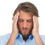 Man with a headache