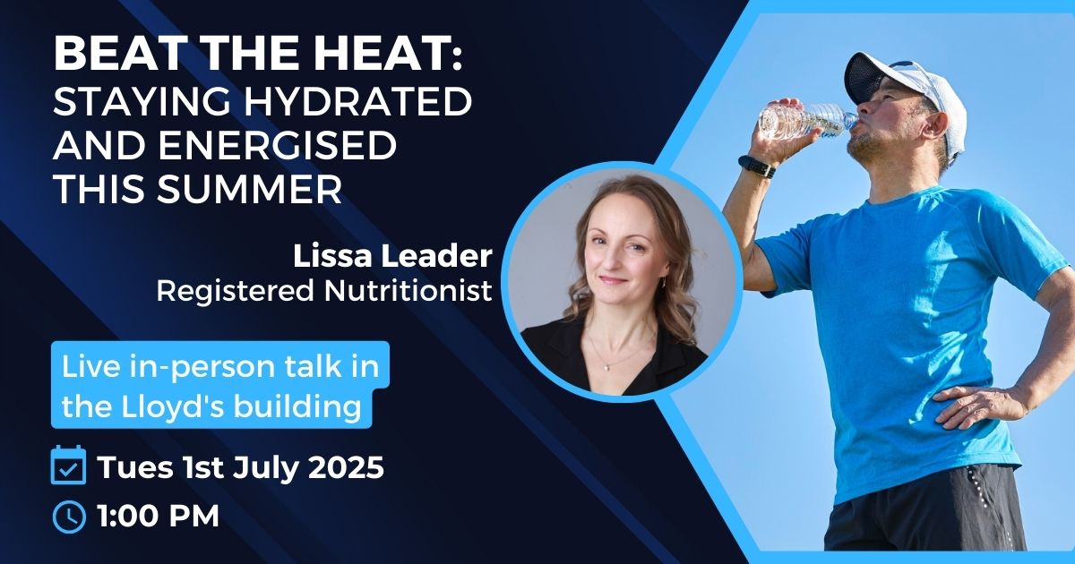 Lunchtime Talk - Beat The Heat with Lissa Leader