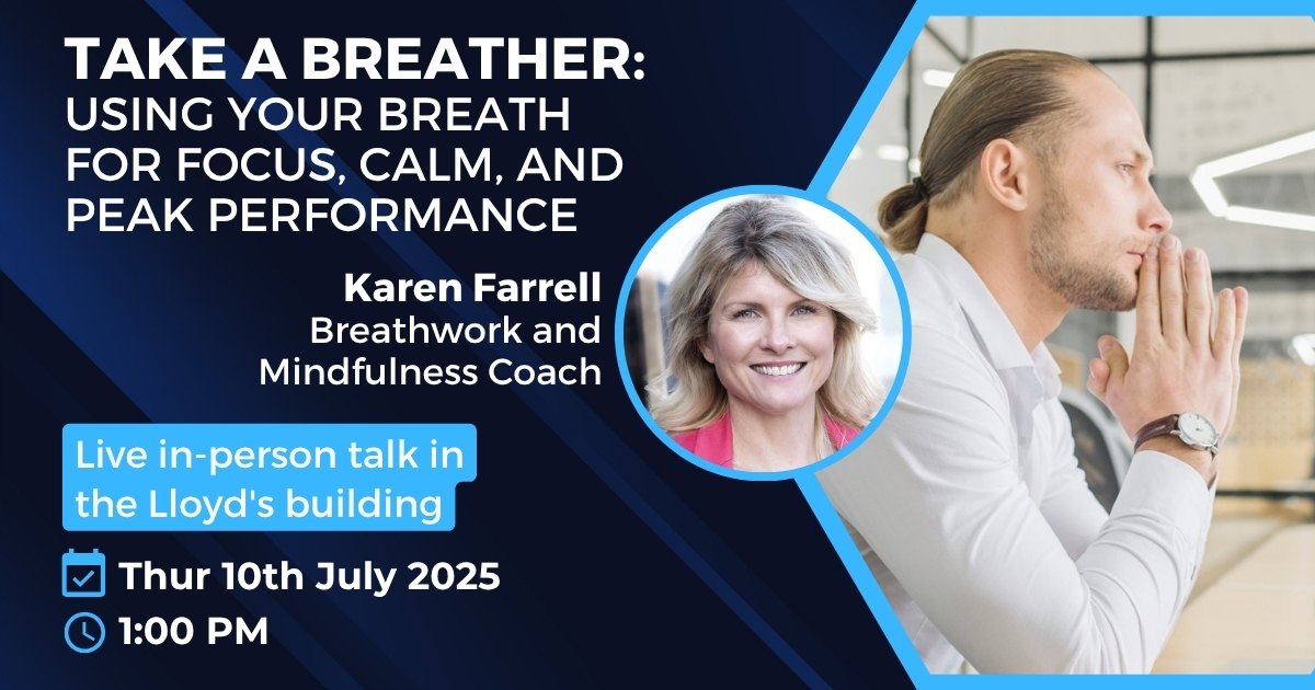 Lunchtime talk - Take a Breather by Karen Farrell